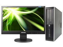 Комплект ПК: HP Compaq 6000 SFF / Intel Core 2 Quad Q6600 (4 ядра по 2.4 GHz) / 8 GB DDR3 / 320 GB HDD / Intel GMA x4500 + Монитор Samsung SyncMaster 943SN / 19" (1360x768) TN / 1x VGA / VESA 75x75