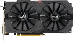 Дискретна відеокарта AMD Asus Radeon RX 580 (2048sp) Strix, 8 GB GDDR5, 256-bit / DVI, HDMI