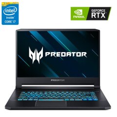 Игровой ноутбук Acer Predator PR515 / 15.6" (1920x1080) IPS / Intel Core i7-9750H (6 (12) ядер по 2.6 - 4.5 GHz) / 8 GB DDR4 / 240 GB SSD / nVidia GeForce RTX 2060, 6 GB GDDR6, 192-bit / WebCam 