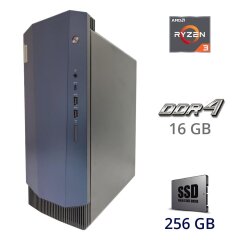 Игровой ПК Lenovo IdeaCentre Gaming G5 Tower / AMD Ryzen 5 3600 (6 (12) ядра по 3.6 - 4.2 GHz) / 16 GB DDR4 / 256 GB SSD / nVidia GeForce GTX 1650, 4 GB GDDR6, 128-bit / 310W