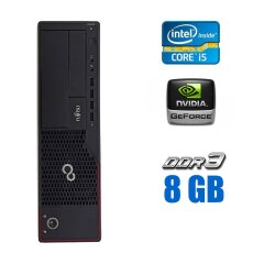 Комп'ютер Fujitsu Esprimo E700 E90+ DT / Intel Core i5-2400 (4 ядра по 3.1 - 3.4 GHz) / 8 GB DDR3 / 320 GB HDD / nVidia GeForce GT 610, 1 GB DDR3, 64-bit