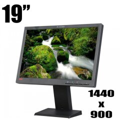 Lenovo L1951PWD / 19" (1440x900) TFT TN / DVI-D, VGA