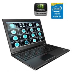Мобильная рабочая станция Lenovo ThinkPad P52 / 15.6" (1920x1080) IPS / Intel Core i7-8750H (6 (12) ядра по 2.2 - 4.1 GHz) / 32 GB DDR4 / 512 GB SSD / nVidia Quadro P2000, 4 GB GDDR5, 128-bit / WebCam