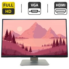 Монитор Dell P2319H / 23" (1920x1080) IPS / USB-Hub, VGA, HDMI, DisplayPort / VESA 100x100 + Кабель питания