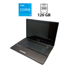 Ноутбук Asus K72 / 17.3" (1600x900) TN / Intel Core i5-450M (2 (4) ядра по 2.4 - 2.66 GHz) / 6 GB DDR3 / 120 GB SSD / Intel HD Graphics / WebCam
