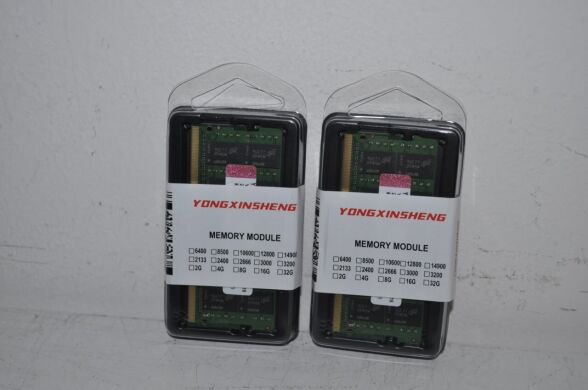 Новая оперативная память для ноутбука Yongxinsheng / 2Rx8 / 16 GB / DDR4 SO-DIMM / 3200 MHz