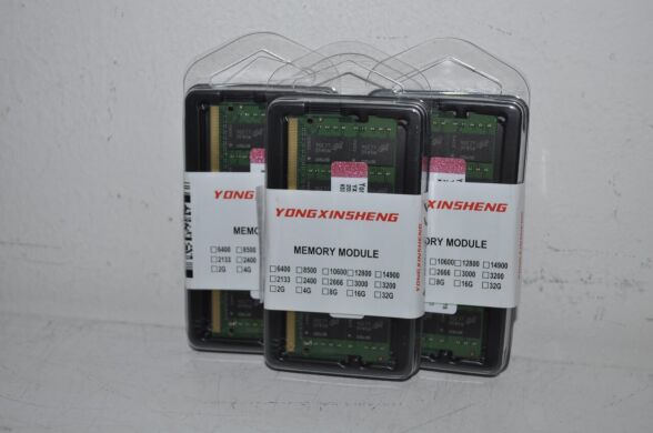 Новая оперативная память для ноутбука Yongxinsheng / 2Rx8 / 16 GB / DDR4 SO-DIMM / 3200 MHz