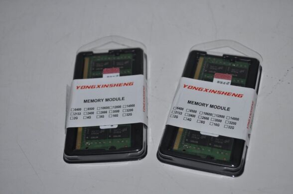 Новая оперативная память для ноутбука Yongxinsheng / 2Rx8 / 16 GB / DDR4 SO-DIMM / 3200 MHz
