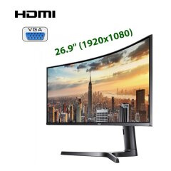 Новый монитор Samsung Curved C27R500 Dark LC27R500FHIXCI / 26.9" (1920x1080) VA WLED / HDMI, VGA, Audio Port