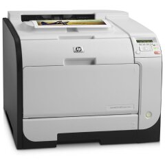 Принтер HP LaserJet Pro 400 color Printer M451nw / Лазерная цветная печать / 600x600 dpi / A4 / 20 стр/мин / USB 2.0, Ethernet, Wi-Fi + Кабели в комплекте