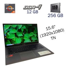 Ультрабук Asus VivoBook F512D / 15.6" (1920x1080) TN / AMD Ryzen 5 3500U (4 (8) ядра по 2.1 - 3.7 GHz) / 12 GB DDR4 / 256 GB SSD / AMD Radeon Vega 8 / WebCam