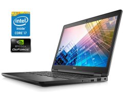 Игровой ультрабук Dell Latitude 5590 / 15.6" (1920x1080) IPS Touch / Intel Core i7-8650U (4 (8) ядра по 1.9 - 4.2 GHz) / 16 GB DDR4 / 256 GB SSD / nVidia GeForce MX130, 2 GB GDDR5, 64-bit / WebCam / Win 10 Pro