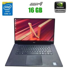 Мобильная рабочая станция Dell Precision 5510 / 15.6 (1920x1080) IPS / Intel Core i5-6300HQ (4 ядра по 2.3 - 3.2 GHz) / 16 GB DDR4 / 512 GB SSD / nVidia Quadro M1000M, 2 GB DDR5, 128-bit / WebCam + Беспроводная мышка