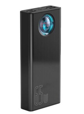 Новый Power Bank Baseus Amblight Black (PPLG000101) / 30000 mAh / 65W / до 20V/до 3.25A