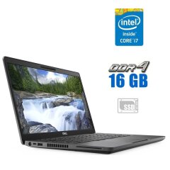 Ультрабук Dell Latitude 5401 / 14" (1366x768) TN / Intel Core i7-9850H (6 (12) ядер по 2.6 - 4.6 GHz) / 16 GB DDR4 / 250 GB SSD / Intel UHD Graphics 630 / WebCam