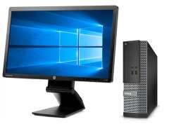 Комплект ПК: Dell OptiPlex 3020 SFF / Intel Core i5-4590 (4 ядра по 3.3 - 3.7 GHz) / 8 GB DDR3 / 240 GB SSD NEW / Intel HD Graphics 4600 + Монитор НР EliteDisplay E231 / 23" (1920x1080) TN / 1x DP, 1x DVI, 1x VGA, 1x USB Type-B