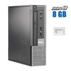 Неттоп Dell Optiplex 9020 USFF / Intel Core i3-4160 (2 (4) ядра по 3.6 GHz) / 8 GB DDR3 / 500 GB HDD / Intel HD Graphics 4400