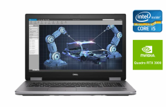 Мобильная рабочая станция Dell Precision 7740 / 17.3" (1920x1080) IPS / Intel Core i5-9400H (4 (8) ядра по 2.5 - 4.3 GHz) / 64 GB DDR4 / 256 GB SSD + 500 GB SSD / nVidia Quadro RTX 3000, 6 GB GDDR6, 192-bit / Fingerprint / Windows 10