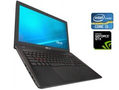 Ігровий ноутбук Asus FX553Ve / 15.6" (1920x1080) TN / Intel Core i5-7300HQ (4 ядра по 2.5 - 3.5 GHz) / 16 GB DDR4 / 128 GB SSD + 1000 GB HDD / nVidia GeForce GTX 1050, 2 GB GDDR5, 128-bit / WebCam
