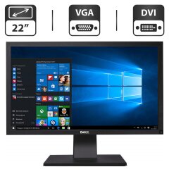 Монитор Dell Professional P2210f / 22'' (1680x1050) TN / VGA, DVI, USB / VESA 100x100 + Кабели подключения
