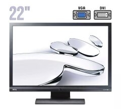 Монитор BenQ G2200W / 22" (1680x1050) TN / VGA, DVI / VESA 100x100