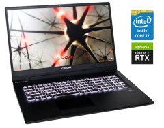 Игровой ноутбук Origin Evo 17-S / 17.3" (1920x1080) IPS / Intel Core i7-9750H (6 (12) ядер по 2.6 - 4.5 GHz) / 32 GB DDR4 / 1000 GB SSD / nVidia GeForce RTX 2070 Max-Q, 8 GB GDDR6, 256-bit / WebCam / Win 10 Home