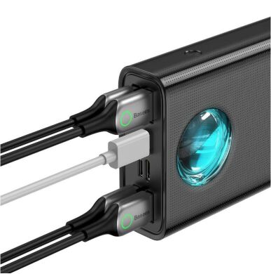Новый Power Bank Baseus Amblight Black (PPLG000101) / 30000 mAh / 65W / до 20V/до 3.25A