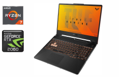 Ігровий ноутбук Asus TUF Gaming A15 FA566IV / 15.6" (1920x1080) IPS / AMD Ryzen 7 4800H (8 (16) ядер по 2.9 - 4.2 GHz) / 16 GB DDR4 / 1000 GB SSD / nVidia GeForce RTX 2060, 6 GB GDDR6, 192-bit / WebCam / Windows 10
