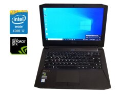 Игровой ноутбук Tuxedo Clevo P641HK / 14" (1920x1080) IPS / Intel Core i7-7700HQ (4 (8) ядра по 2.8 - 3.8 GHz) / 16 GB DDR4 / 512 GB SSD / nVidia GeForce GTX 1050 Ti, 4 GB GDDR5, 128-bit / WebCam / Win 10 Pro