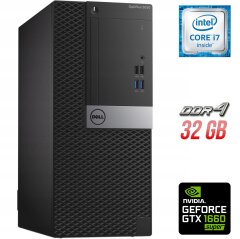 Ігровий ПК Dell OptiPlex 5050 Tower / Intel Core i7-6700 (4 (8) ядра по 3.4 - 4.0 GHz) / 32 GB DDR4 / 500 GB SSD + 1000 GB HDD / nVidia GeForce GTX 1660 Super, 6 GB GDDR6, 192-bit + Windows 10 в подарунок