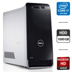 Ігровий ПК Dell XPS 8500 Tower / Intel Core i7-3770 (4 (8) ядра по 3.4 - 3.9 GHz) / 8 GB DDR3 / 1000 GB HDD / AMD Radeon HD 7570, 1 GB GDDR3, 128-bit / 