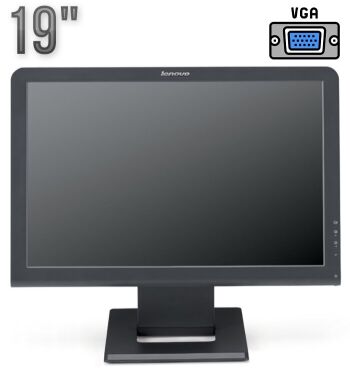 Монитор Б-класс Lenovo ThinkVision L192 / 19" (1440x900) TN / VGA / VESA 100x100 Монитор Б-класс Lenovo ThinkVision L192 / 19" (1440x900) TN / VGA / VESA 100x100