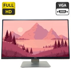 Монитор Б-клаcc Dell P2319H / 23" (1920x1080) IPS / USB-Hub, VGA, HDMI, DisplayPort / VESA 100x100 + Кабели (VGA, HDMI, DisplayPort на выбор) и питания в комплекте
