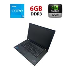 Ноутбук Lenovo ThinkPad T530 / 15.6" (1600x900) TN / Intel Core i5-3320M (2 (4) ядра по 2.6 - 3.3 GHz) / 6 GB DDR3 / 500 GB HDD / nVidia NVS 5400M, 1 GB GDDR3, 128-bit / WebCam