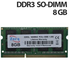 Новая оперативная память для ноутбука Zorq / 2Rx8 / 8 GB / DDR3 SO-DIMM / 1600 MHz