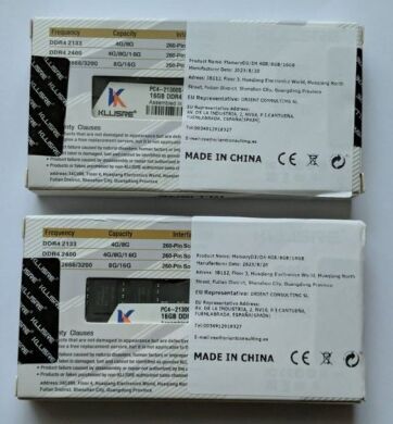 Новая оперативная память Kllisre / 16 GB / 2Rx4 PC4-21300S-CL19 / DDR4 / 2666 MHz