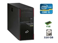 Системный блок Fujitsu Esprimo P710 E90+ Tower / Intel Core i5-3470 (4 ядра по 3.2 - 3.6 GHz) / 4 GB DDR3 / 320 GB HDD / Intel HD Graphics 2500