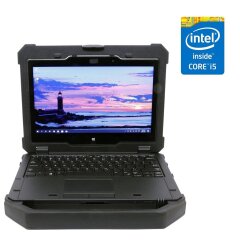 Защищенный ноутбук-трансформер Dell Latitude 12 Rugged Extreme 7214 / 11.6" (1366x768) IPS Touch / Intel Core i5-6300U (2 (4) ядра по 2.4 - 3.0 GHz) / 16 GB DDR4 / 240 GB SSD / Intel HD Graphics 520 / WebCam