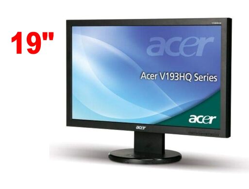 Монитор Б-класс Acer V193HQL / 19" (1366x768) TN / VGA + кабели в комплекте Монитор Б-класс Acer V193HQL / 19" (1366x768) TN / VGA + кабели в комплекте