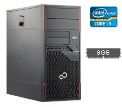 Системный блок Fujitsu Esprimo P710 E90+ Tower / Intel Core i3-3220 (2 (4) ядра по 3.3 GHz) / 8 GB DDR3 / no HDD / Intel HD Graphics 2500 / 280W / DVI / DisplayPort