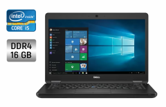 Ультрабук Dell Latitude 5480 / 14" (1366x768) TN / Intel Core i5-6300U (2 (4) ядра по 2.4 - 3.0 GHz) / 16 GB DDR4 / 256 GB SSD / Intel HD Graphics 520 / WebCam / SIM