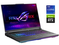Ігровий ноутбук Asus ROG Strix G16 G614JI / 16" (2560x1600) IPS / Intel Core i9-13980HX (24 (32) ядра по 4.0 - 5.6 GHz) / 32 GB DDR5 / 1000 GB SSD / nVidia GeForce RTX 4070, 8 GB GDDR6, 128-bit / WebCam