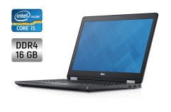 Ноутбук Dell Latitude E5570 / 15.6" (1366x768) TN / Intel Core i5-6300U (2 (4) ядра по 2.4 - 3.0 GHz) / 16 GB DDR4 / 256 GB SSD / Intel HD Graphics 520 / WebCam / SIM