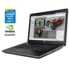 Мобильная рабочая станция Б-класс HP ZBook 17 G3 / 17.3" (1920x1080) IPS / Intel Core i7-6820HQ (4 (8) ядра по 2.7 - 3.6 GHz) / 16 GB DDR4 / 512 GB SSD / nVidia Quadro М4000M, 4 GB GDDR5, 256-bit / WebCam / Win 10 Pro