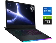 Игровой ноутбук Б-класс MSI GE76 Raider 12UGS-201US / 17.3" (1920x1080) IPS / Intel Core i7-12700H (14 (20) ядер по 3.5 - 4.7 GHz) / 32 GB DDR4 / 960 GB SSD / nVidia GeForce RTX 3070 Ti, 8 GB GDDR6, 256-bit / WebCam