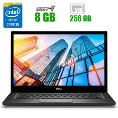 Нетбук Dell Latitude E7290 / 12.5" (1366x768) TN / Intel Core i3-7130U (2 (4) ядра по 2.7 GHz) / 8 GB DDR4 / 128 GB SSD / Intel HD Graphics 620 / WebCam / Windows 10 Pro