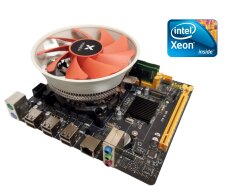 Комплект: Материнская плата X79-V5.33 + Intel Xeon E5-2420 v2 (6 (12) ядер по 2.2 - 2.7 GHz) + 16 GB DDR3 + Кулер Vinga Q5