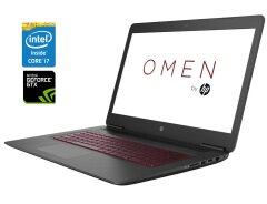 Игровой ноутбук HP Omen 17-w053dx / 17.3" (1920x1080) IPS / Intel Core i7-6700HQ (4 (8) ядра по 2.6 GHz - 3.5 GHz) / 8 GB DDR4 / 256 GB SSD + 1000 GB HDD / nVidia GeForce GTX 965M, 4 GB GDDR5, 128-bit / WebCam / Win 10 Home