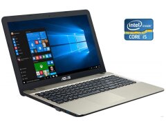 Ноутбук Б-клас Asus R541U / 15.6" (1920x1080) TN / Intel Core i5-7200U (2 (4) ядра по 2.5 - 3.1 GHz) / 4 GB DDR4 / 128 GB SSD / Intel HD Graphics 620 / WebCam / Win 10 Home