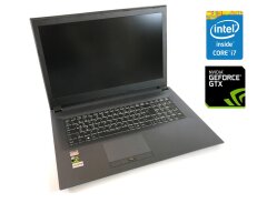 Игровой ноутбук Eluktronics 17 N870HK / 17.3" (1920x1080) IPS / Intel Core i7-7700HQ (4 (8) ядра по 2.8 - 3.8 GHz) / 16 GB DDR4 / 512 GB SSD NVMe / nVidia GeForce GTX 1050 Ti, 4 GB GDDR5, 128-bit / WebCam